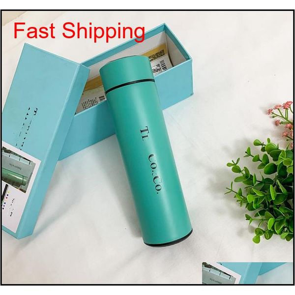 

fashion smart mug temperature display vacuum stainless steel water bottle kettle thermo cup with lcd touc qylihm bde_luck