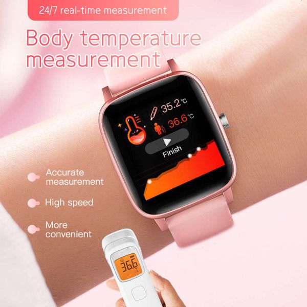 

japan and south korea lotte yahoo t98 body temperature bracelet heart rate health monitoring fashion smart