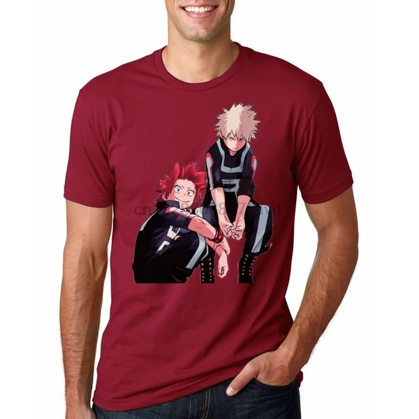 

men funy tshirt eijiro kirishima short sleeve o-neck tee men t shirt sport hooded sweatshirt hoodie