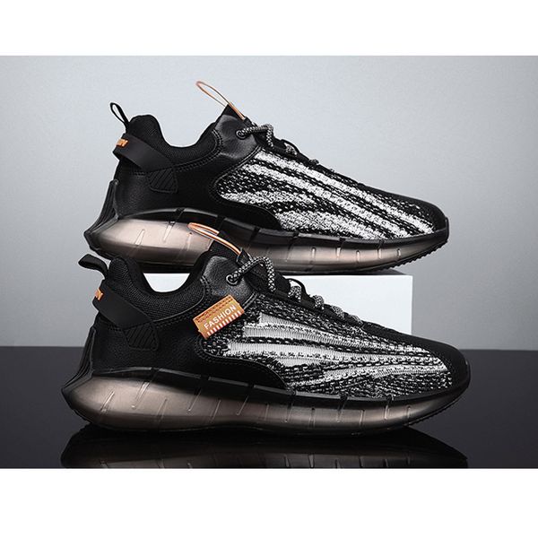 

spring autumn men outdoor shoes tripe white black three colors mens walking shoes trainers zapatos trend fashion chaussures 40-45