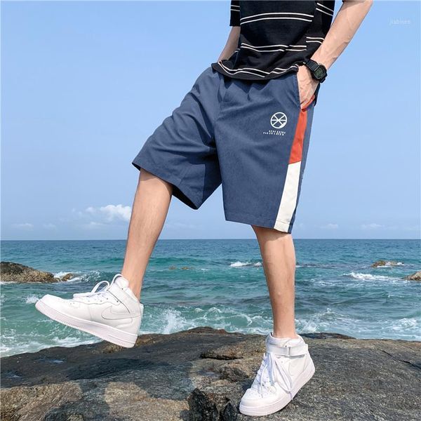 

mens summer casual shorts contrast color sweatpants short homme grande taille streetwear for men shorts cotton hip hop1, White;black