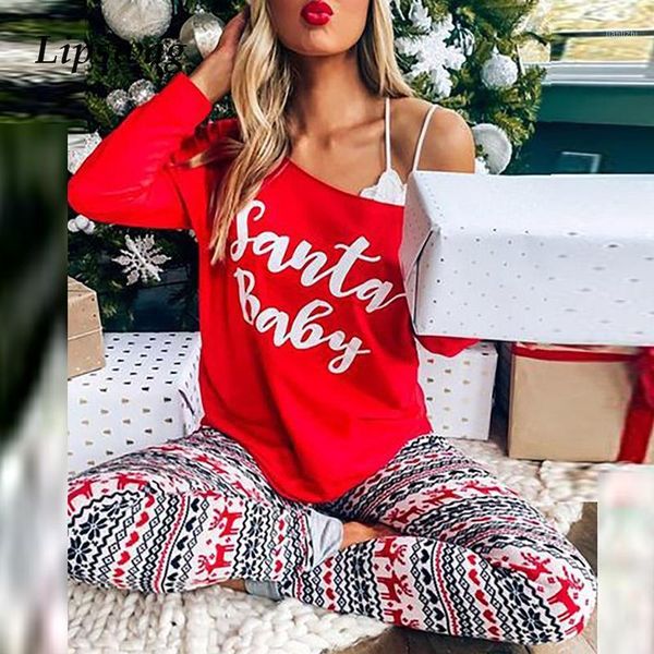 

2021 spring fashion two piece sets for women casual long sleeve and plaid printed pants suits ladies elegant christmas suit1, Gray