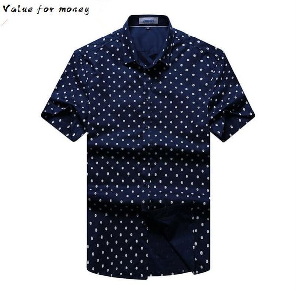 

size plus 8xl7xl 6xl 5xl men casual shirt short sleeve summer fashion printed shirts male dress brand clothing, White;black