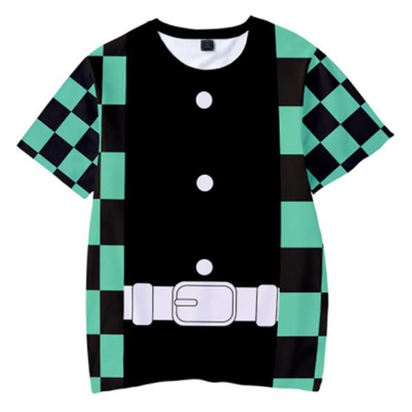 

3d comic demon slayer summer boys girls suitable 3d kimetsu no yaiba 3d print shirts humor funny harajuku men clothing