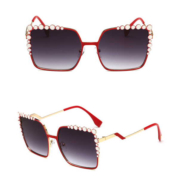 

metal sunglasses square sunglasses men's sun glasses cat's eye metal fashion uv400 glasses, White;black