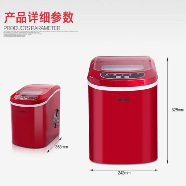 

ice crushers & shavers portable maker machine for counter cubes ready in 6 mins make 7.5kg , led display1