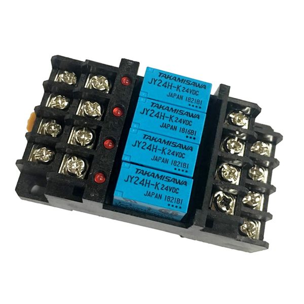 

5a 24v dc coil 250v ac реле клеммная колодка g6b-4bnd с jy24h-k реле set board