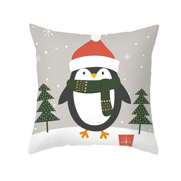 

luanqi красный кухион крышка рождественская подушка 45x45см 17,3 '' рождественские украшения для дома натал ноэль 2020 украшения xmas hord j