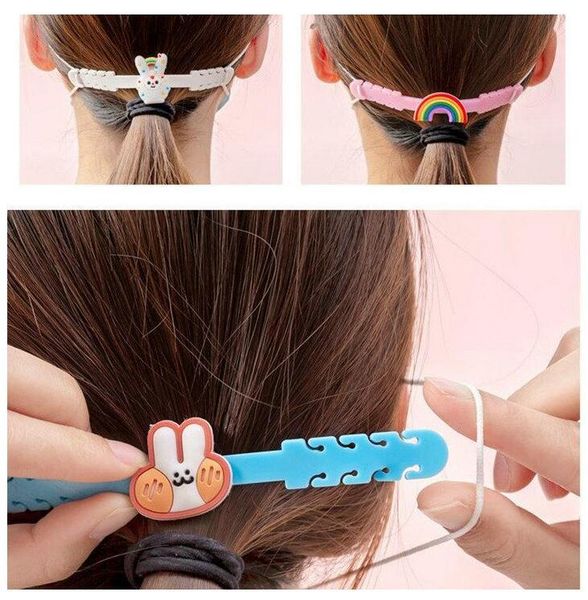 

protection owf1714 cartoon adjustable mask hook hooks children kids face ear ear anti-slip grips masks extension holder for buckle sibwr