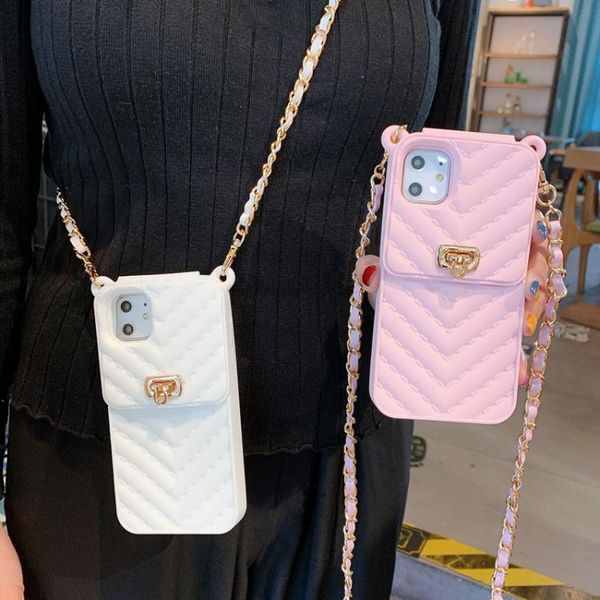 

для iphone 11 11pro max 8 7 plus x wallet хг xs max case credit card fhx-му телефон обложка soft silicon crossbody bbyxad bwkf