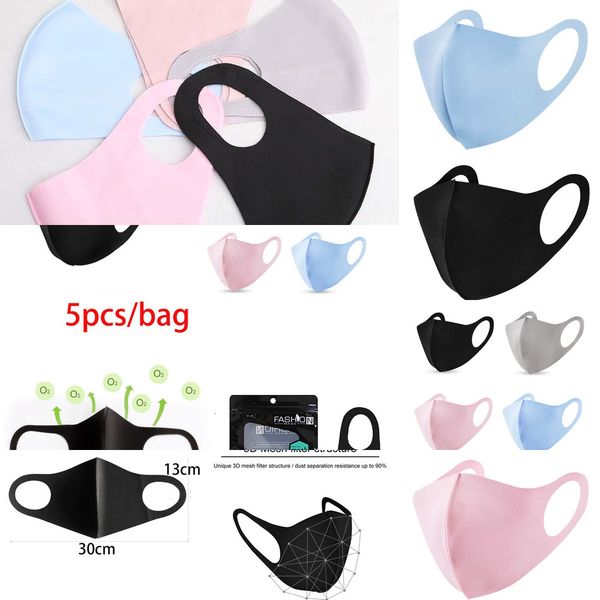 

dust sale designer mask 5pcs/bag anti 2020 face mouth cover pm2.5 mask respirator dustproof washable reusable ice sioutlet9ej5