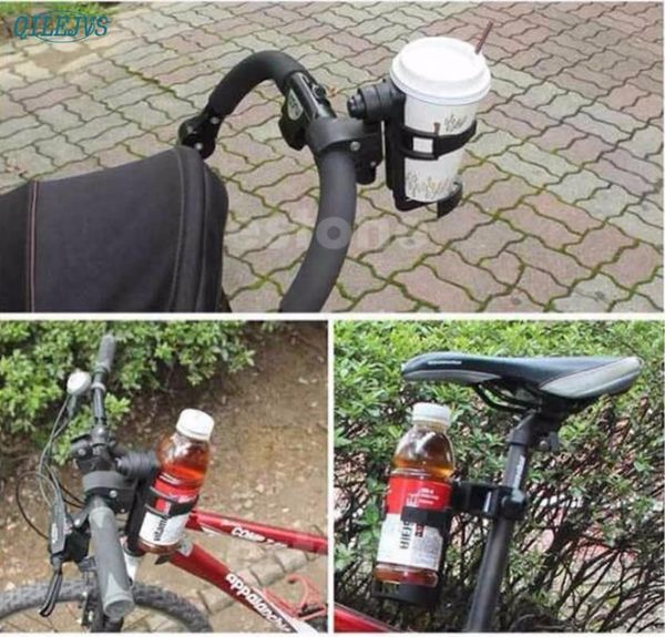 

stroller parts & accessories 1pc universal black baby parent console organizer cup holder buggy jogger #330