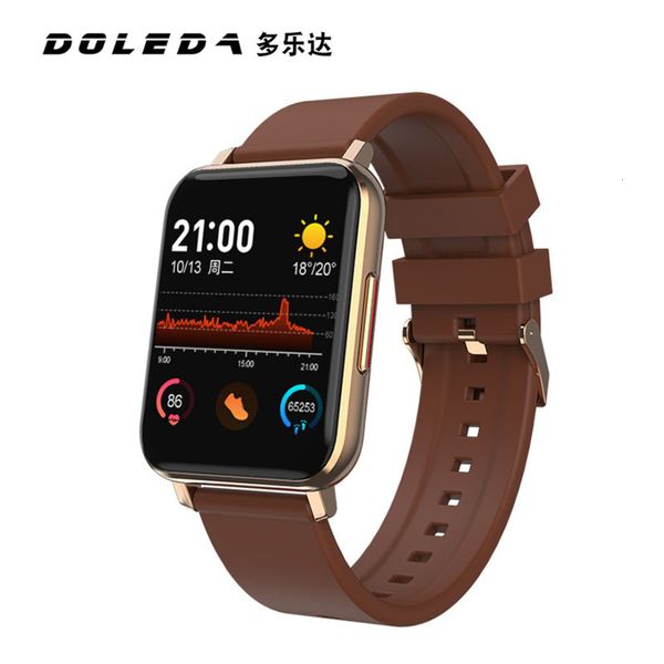 

new ultra thin touch body temperature bracelet custom dial real time heart rate monitoring multi sport smart watch