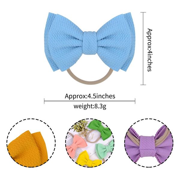 

baby headband bow hair band infant double cornament grain headband for kid girl hairbands fabric diy turban newborn accessories q sqcoio