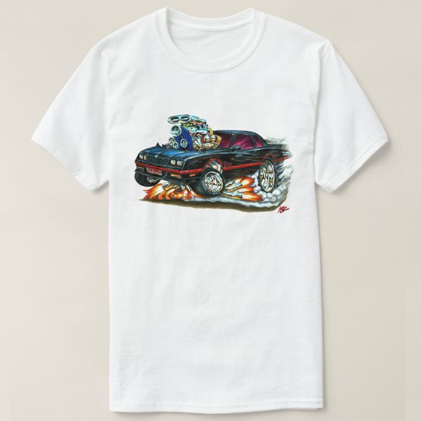 

отпечатано мужчины футболка с коротким рукавом 1983-88 монте-карло черный автомобиль t-shirt тенниску спорта толстовка с капюшоном толстовка