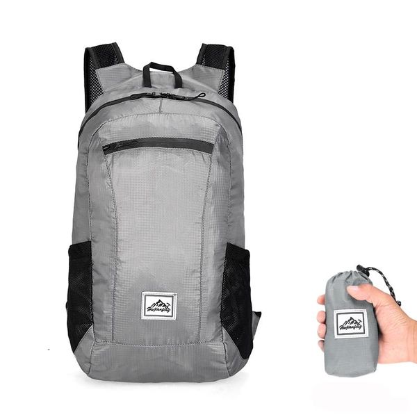 

outdoor bags lightweight foldable waterproof nylon women men skin backpack 20l travel sports camping hiking bag rucksack