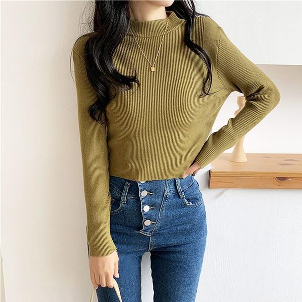 

bethquenoy o-neck short sweaters women winter clothes sweter damski pull femme hiver jersey mujer invierno 2020 kobieta swetry1, White;black