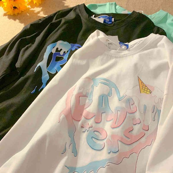 

summer korean womens graphic tees harajuku short sleeve t shirt kawaii female casual white t shirts