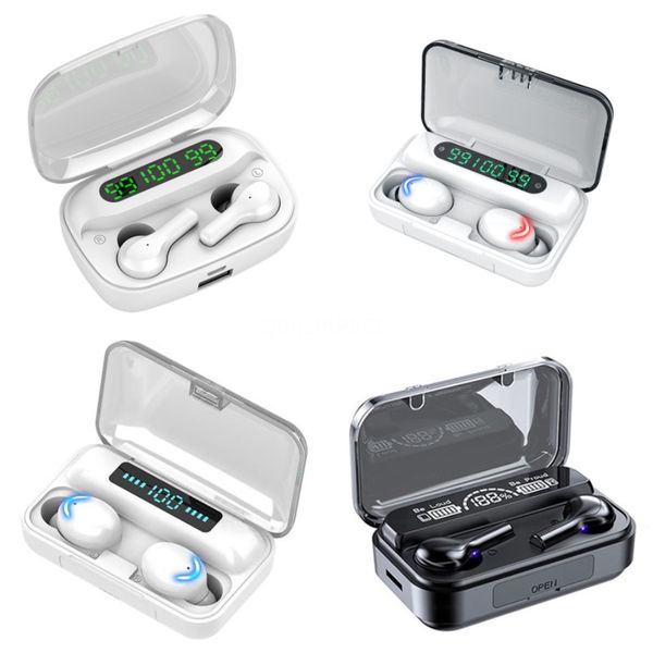 

wireless earphone bluetooth v5.0 g5s tws wireless bluetooth headphone led display with 3500mah power bank headset with microphone#234