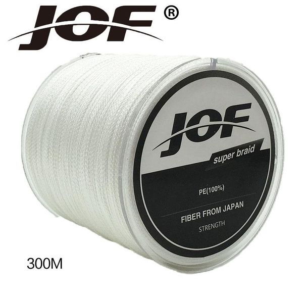

jof 4 strands 300m pe multifilament braided fishing line super strong fishing line rope carp fishing rope cord 8lb - 100lb sqcvxe bdehair
