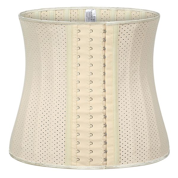 

breathable latex waist trainer corset 25 steel bones slimming body shapers belly tummy shapewear three rows of hooks dhl sculpting girdle
