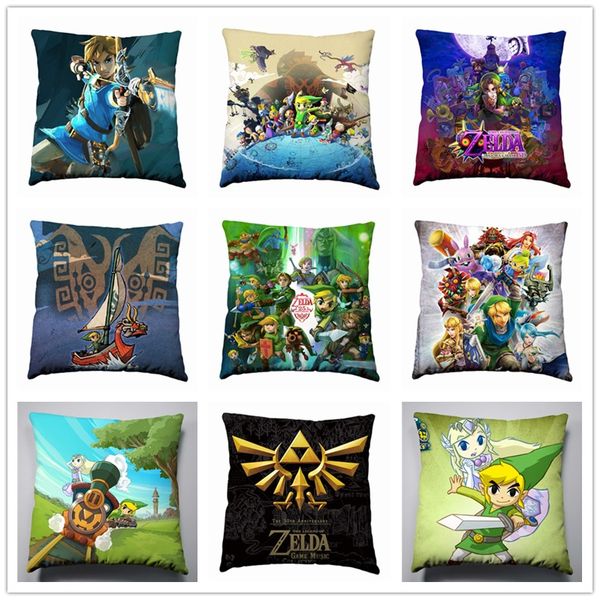 

anime manga the legend of zelda 40x40cm pillow case cover seat bedding cushion 009