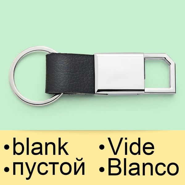 

custom lettering keychains leather keyrings stainless steel engrave name customized logo personalized key chain for car k371 h jlldhv, Red;blue