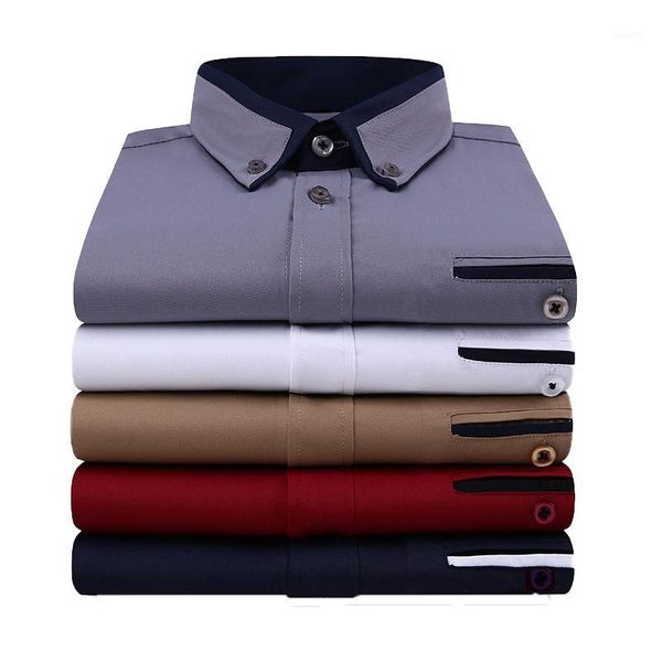 

camisa male dress 2021 arrival man shirt men summer short sleeved fashion causal slim fit weeding male shirt brand men clothes1, White;black
