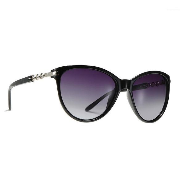 

chic cateye polarized sunglasses women vintage cat eye sunglasses brand designer driving glasses shades lentes de sol mujer1, White;black