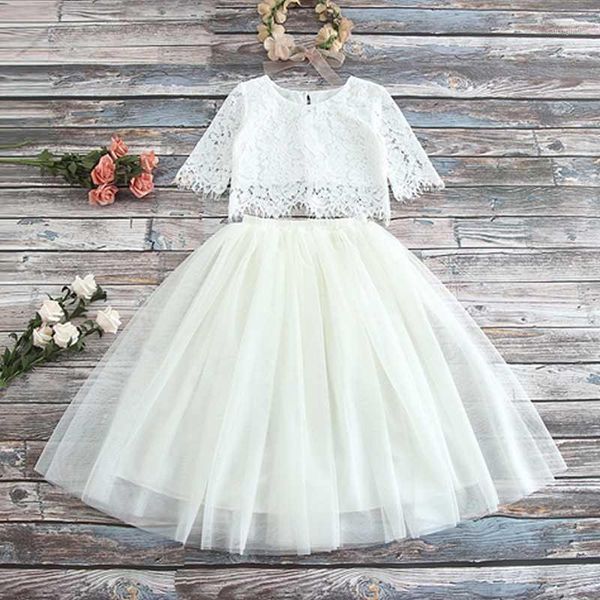 

kids lace summer dress for girls tutu birthday party dresses girl flower wedding gown tutu children baby girls clothes vestidos1, Red;yellow