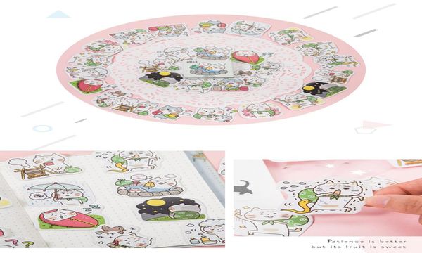 

travel sticker for boxed cat self adhesive stickers notebook journal seals and 45 scrapbooking decorative lifelog diy stationery bbygqe