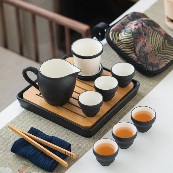 

luwu керамические чайники с 3 чайные портативный бюро путешествий чайный сервиз drinkware luwu ceramic великобритания bbyuau hotclipper