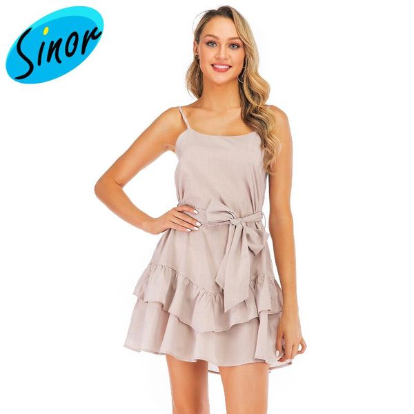 

new item 2021 fashion sling back beach dress 1911 banquet dress, Black;gray