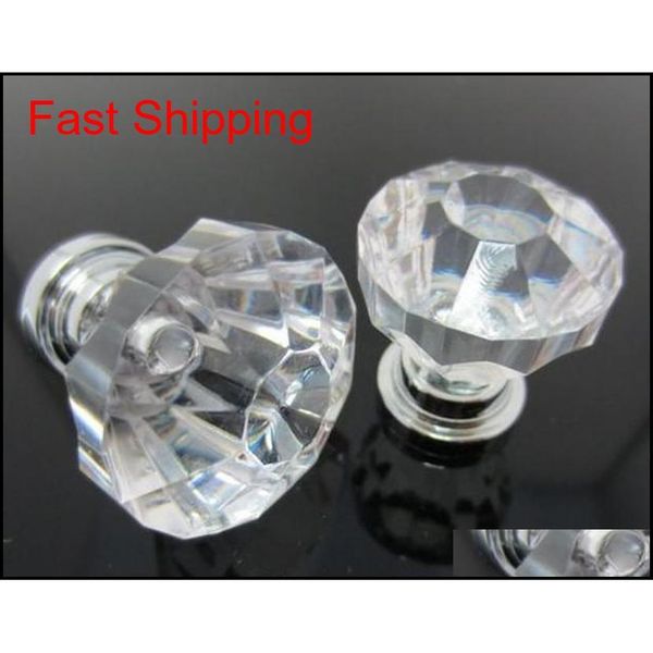 

new arrive clear crystal knob cabinet pull handle drawer kitchen do qylycc packing2010