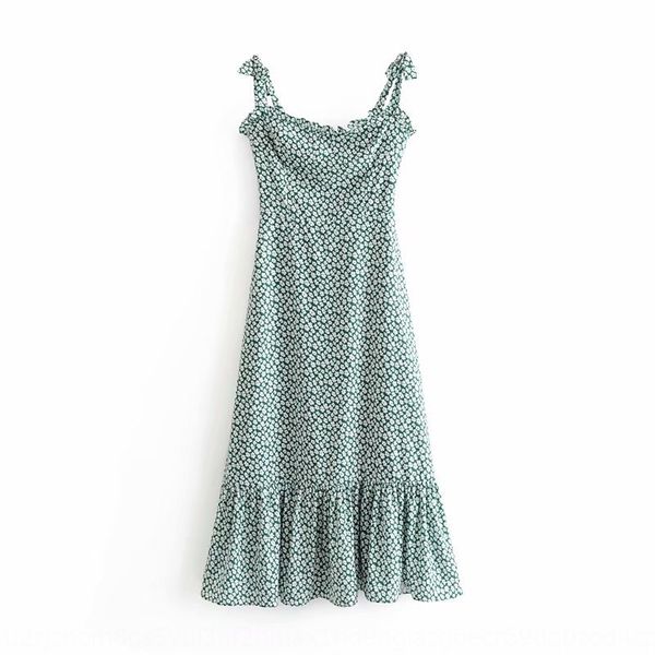 

autumn 2019 women's new daisy floral lotus lace suspender suspender skirt sling skirt sling dress 6246 npfj8, Black;gray
