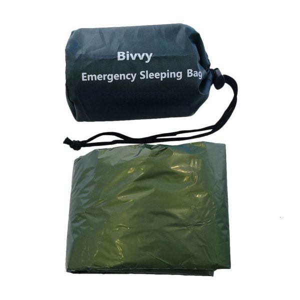 

emergency sleeping bag lifesaving blanket bag portable nylon camping with heat preservation function emergency shelter