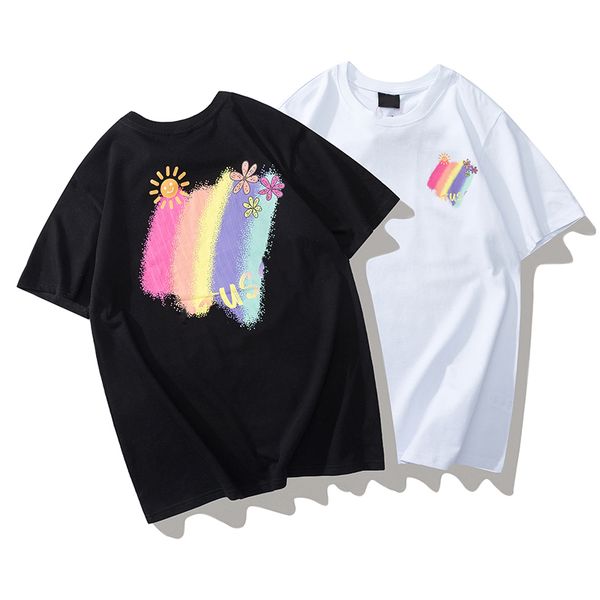 

new fashion men's t-shirt stripemen cotton new hip-hop t-shirt short sleeve t-shirt breathable and soft size m-xxl, White;black