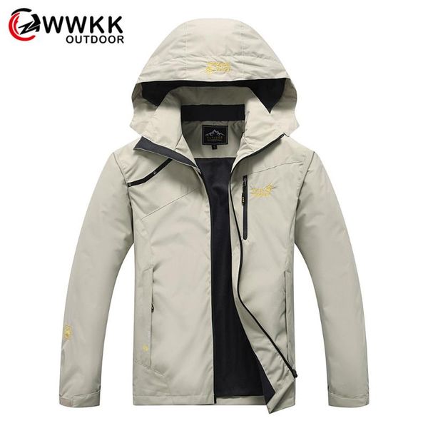 

outdoor jackets&hoodies wwkk mens women's hiking camping male female jackets autumn softshell jacket windbreaker fishing waterproof, Blue;black