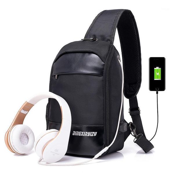 

new men's chest bag casual messenger bag fashion popular simple shoulder cross body chest1