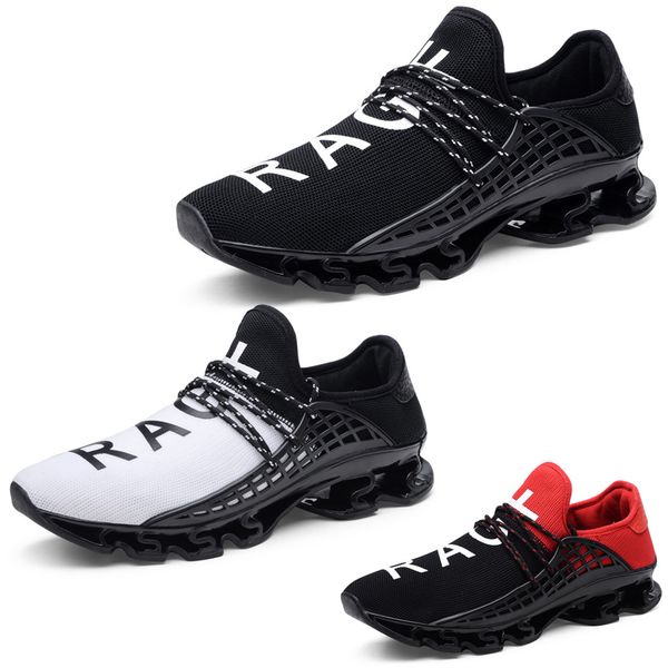 

discount non-brand men breathable sports shoes black red white mesh outdoor casual mens trainer fashion sport sneaker