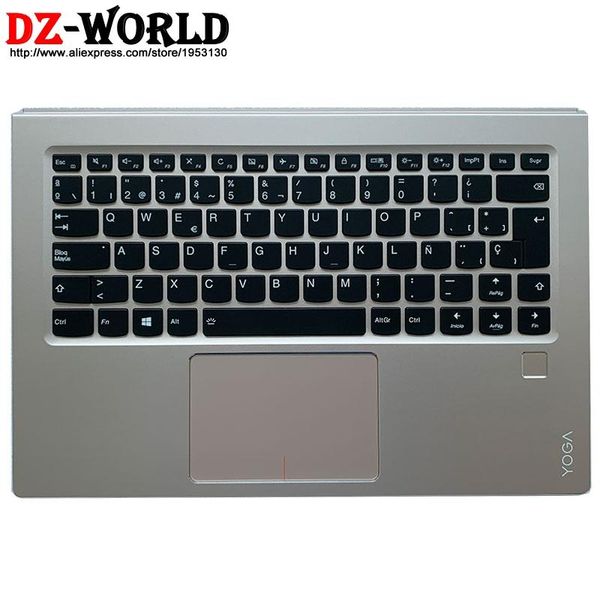 

gold shell palmrest upper case spain backlit keyboard touchpad fpr for lenovo ideapad yoga 910-13ikb lapc cover 5cb0m35038