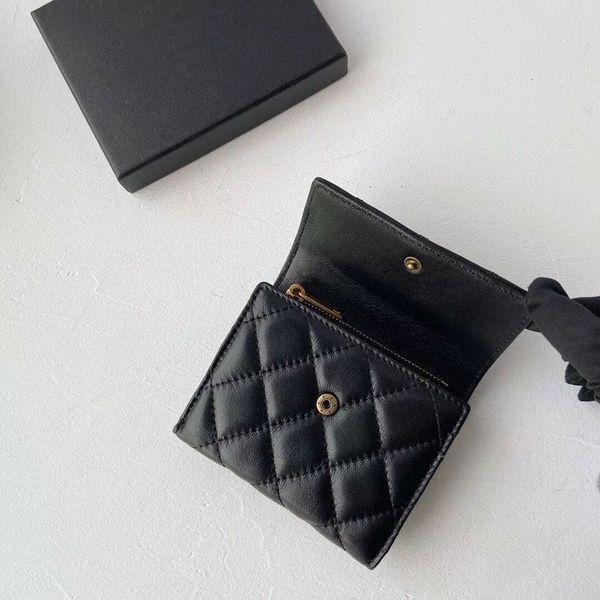 

genuine lambskin wallets leather purse dinner 2 colors wallets handbags size 11x10cm with zipper for women, Red;black