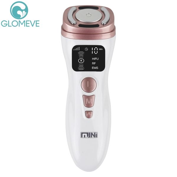 EMS Mini HIFU Machine RF Radiofrequenza Face Lifting Dispositivo antirughe Microcurrent Beauty LED Therapy Strumenti per la cura della pelle 220114