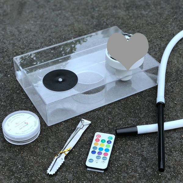 

высокое качество акриловый набор narghile с кальян шланг charcoal держатель шиша водный контейнер для бара клуба