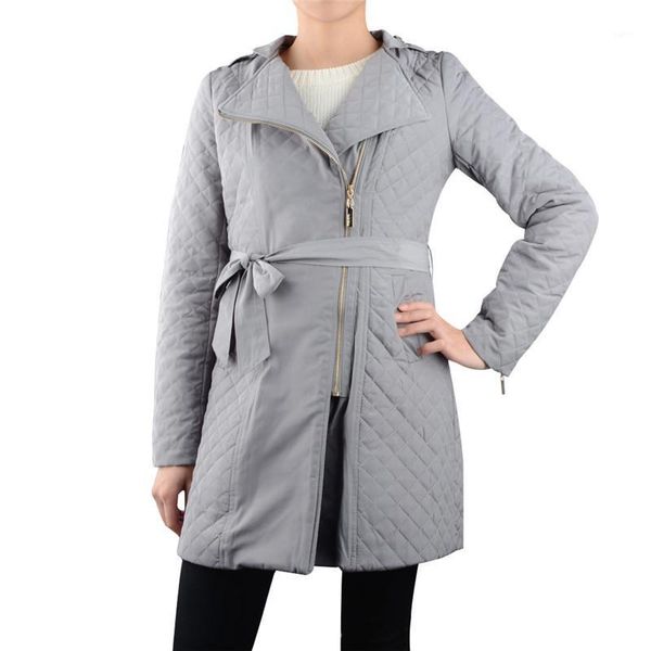 

new fashion women's long-sleeved slim slimming simple handsome retro long coat motorcycle jacket1, Black;brown