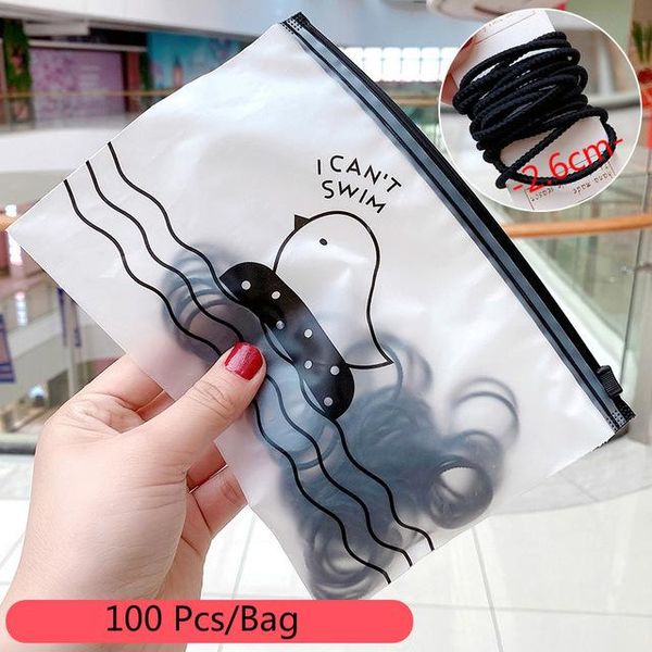 

50/100/200pcs/bag children cute candy cartoon solid elastic hair bands girls lovely srunchies rubber bands kid hair accessories q sqcwbk