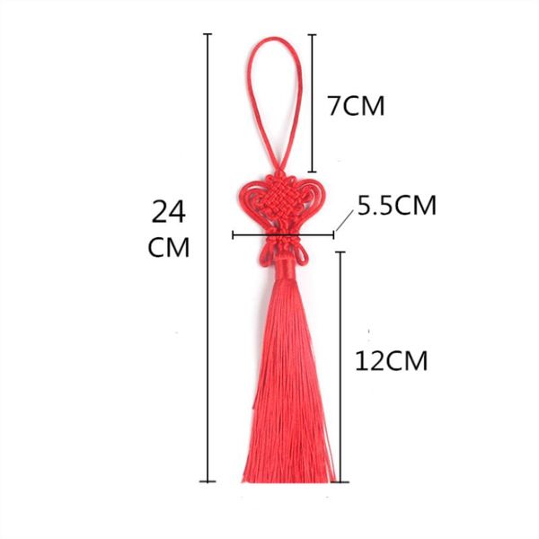 

10 шт. love heart chinese knot tassels diy кулон ювелирные изделия главная текстильная занавеска одежда швейное макроме украшения ремесло ки