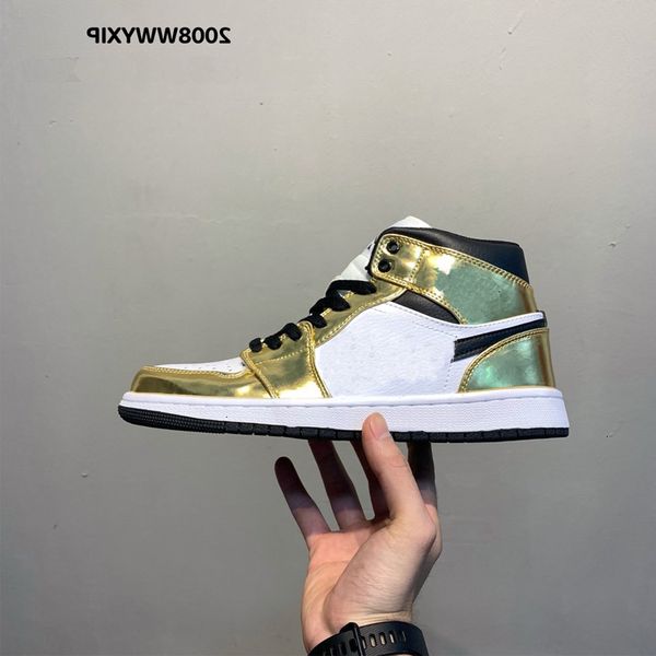 

1 basketball shoes 1s mid 2020 shattered backboard fearless black facetasm dynamic yellow men women designer sneakers trainers box y035