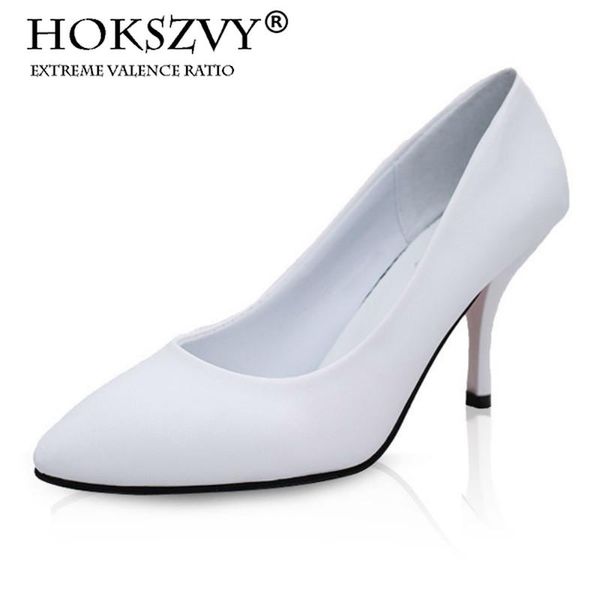 

spring women's singles shoes fashion pointed high heels matte shallow mouth with professional work women's shoes lss, Black