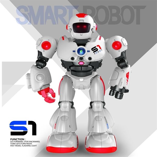 Stokta var! XYCQ USB Şarj Dans Jest Kontrolü RC Robot Oyuncak Mavi Pembe Çocuk Çocuklar Doğum Günü Hediyesi için 201211